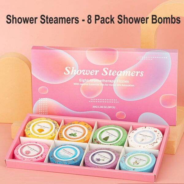 Shower Steamers Eight Fizzies With Natural Essential Oils For Home SPA Relaxation - Image 5