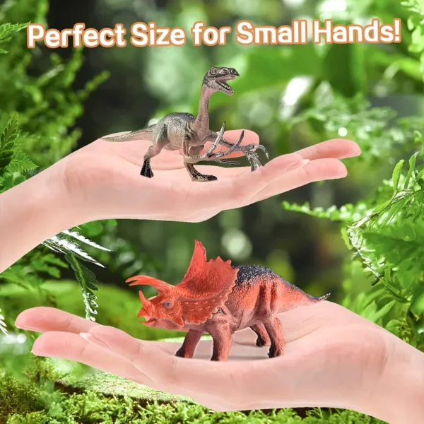 [Dinosaur Toys] 45pcs Realistic Dinosaur Toys For Kids | Dinosaur Figures With Eggs, Trees And Fences To Create Dinosaur Worlds, Educational Dolls, Perfect Gift For Boys And Girls - Image 5