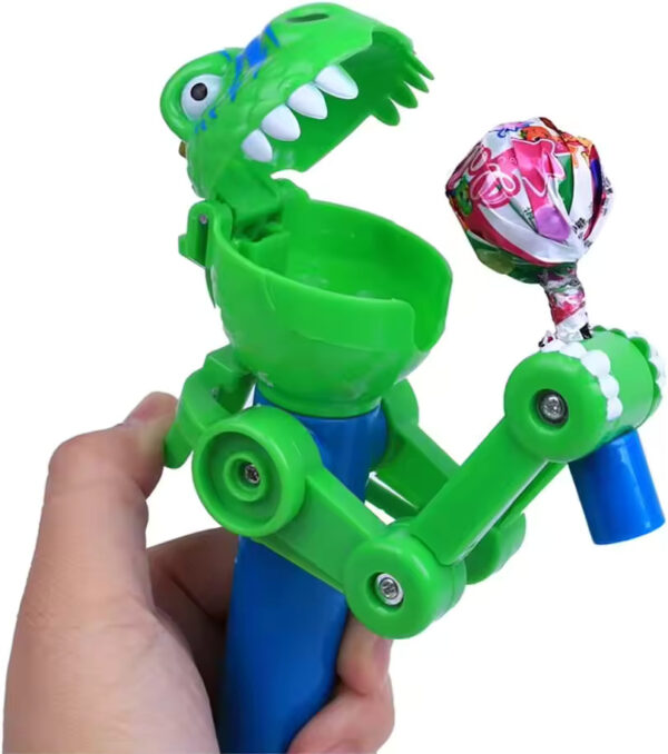 DinoPop Buddy - Dinosaur Lollipop & Snack Dispenser
