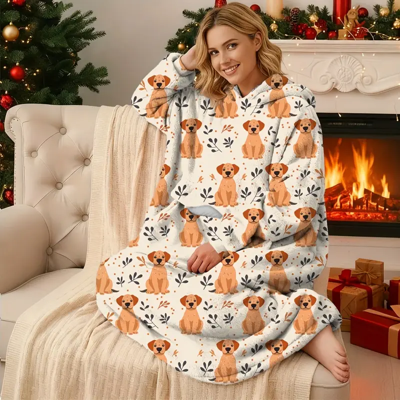 THE COMFY Original Shark Tank Featured Wearable Blanket Hoodie - Oversized & Microfiber All-in-One Coat-Like Jacket, One Size Fits All - Image 2