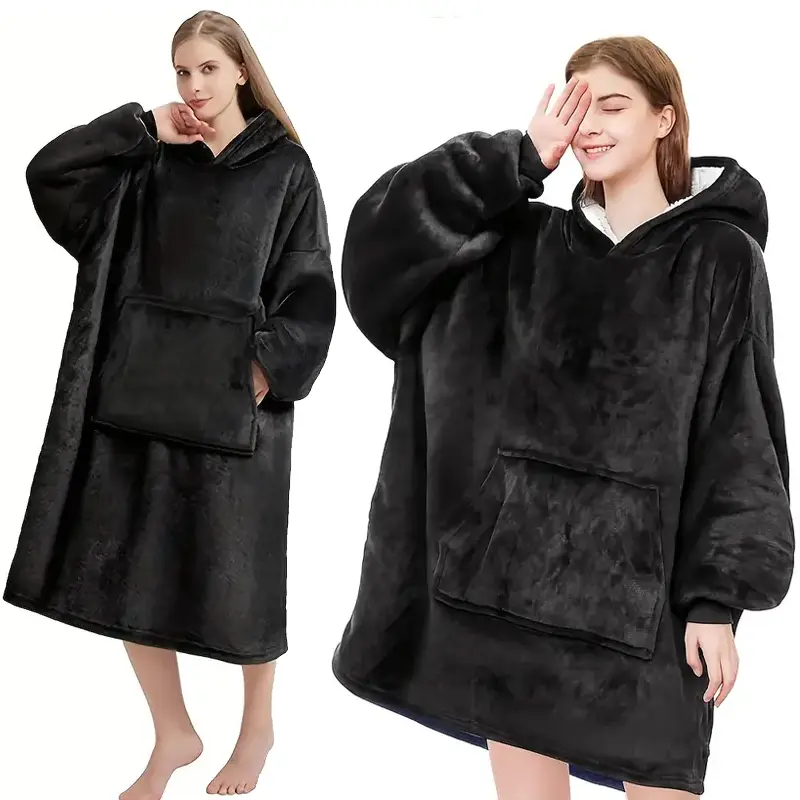 THE COMFY Original Shark Tank Featured Wearable Blanket Hoodie - Oversized & Microfiber All-in-One Coat-Like Jacket, One Size Fits All - Image 9