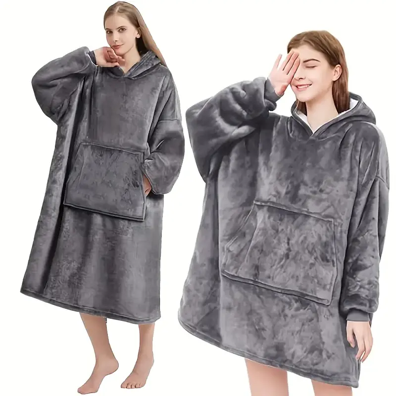 THE COMFY Original Shark Tank Featured Wearable Blanket Hoodie - Oversized & Microfiber All-in-One Coat-Like Jacket, One Size Fits All - Image 8