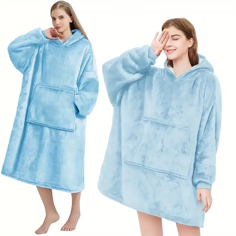 THE COMFY Original Shark Tank Featured Wearable Blanket Hoodie - Oversized & Microfiber All-in-One Coat-Like Jacket, One Size Fits All - Image 5